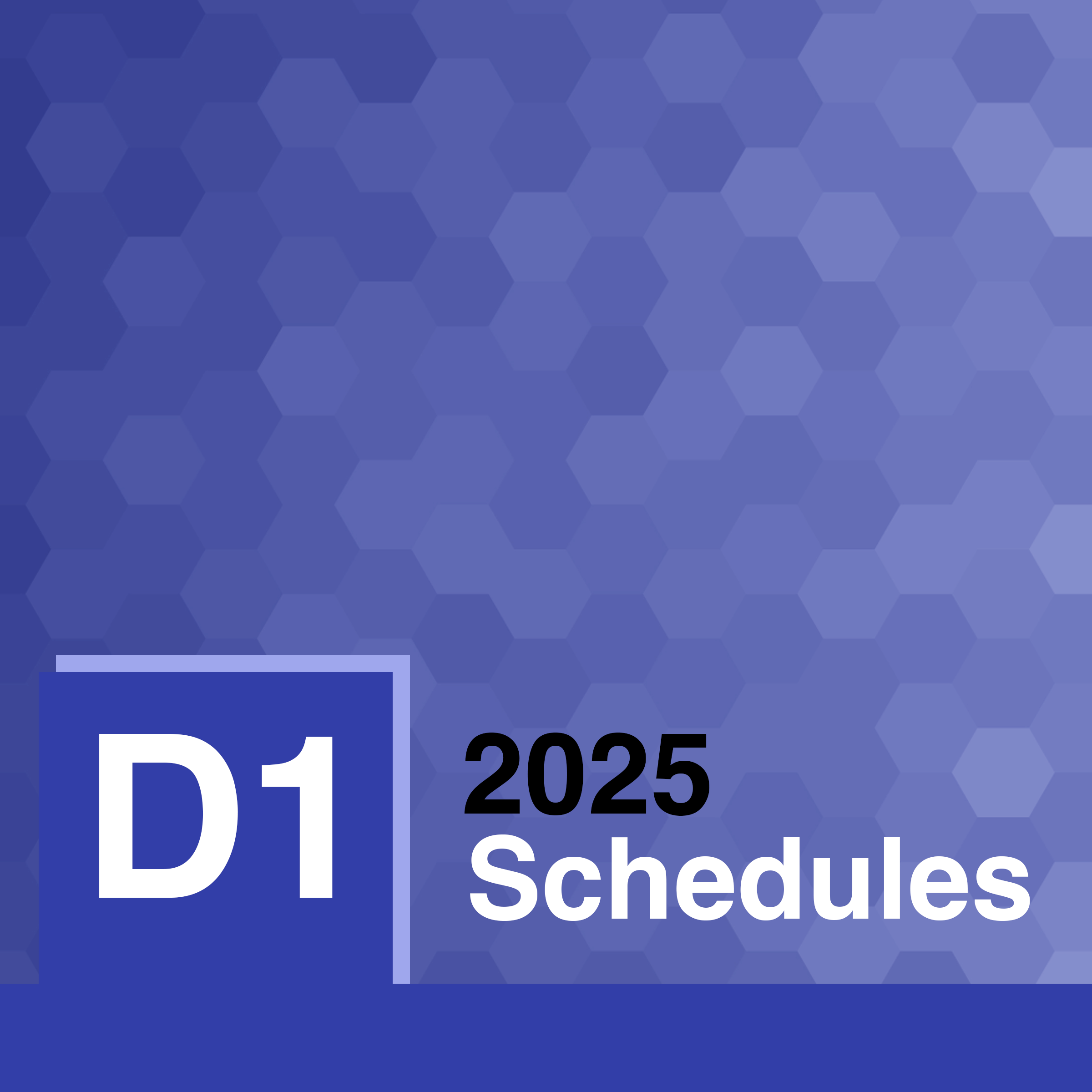 2025 Division 1 Teams